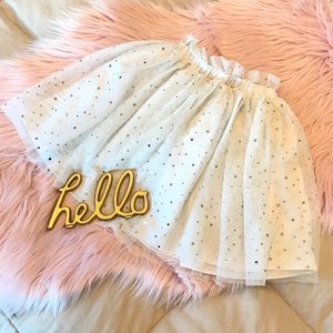 💥Sparkly white tutu skirt